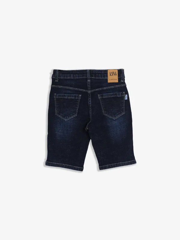 Lovekins dark navy denim capri