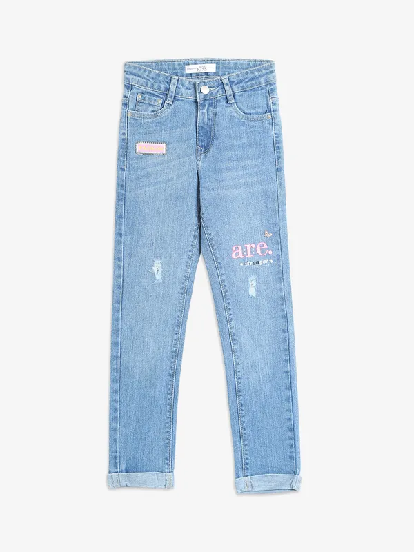 Lovekins ice blue denim jeans