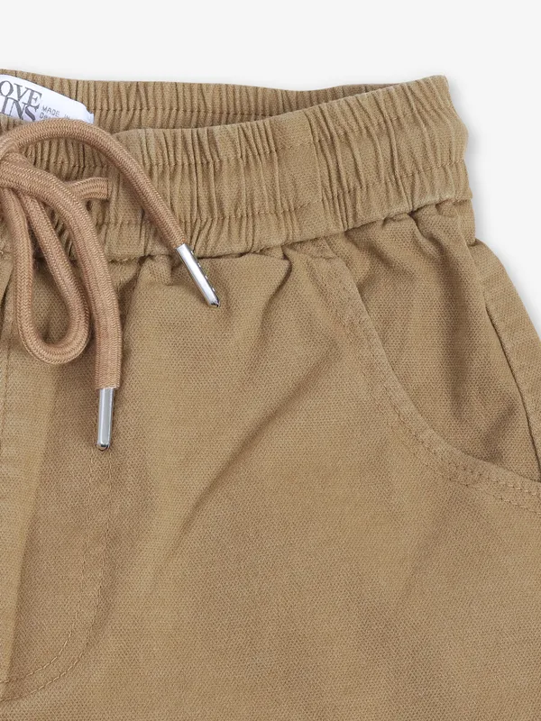 LOVEKINS khakhi cotton cargo pant