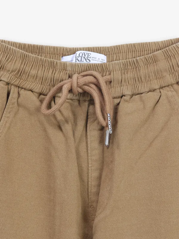 LOVEKINS khakhi cotton cargo pant