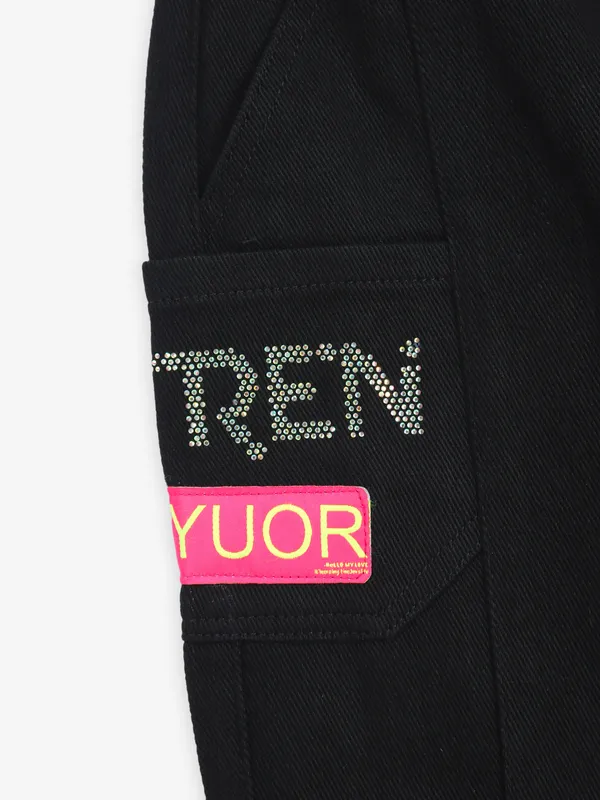 LOVEKINS solid black jeans