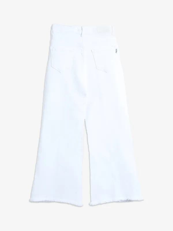 Lovekins straight white jeans