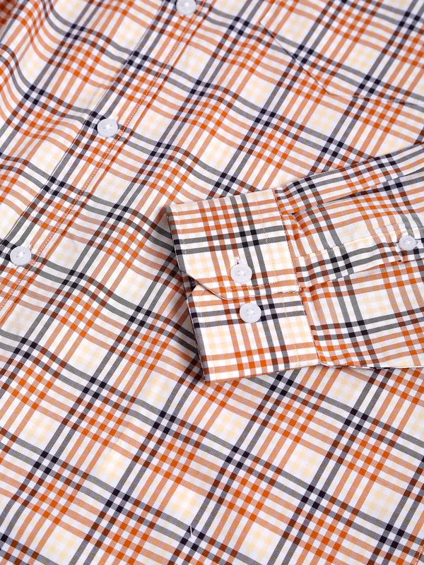 LP beige checks cotton shirt