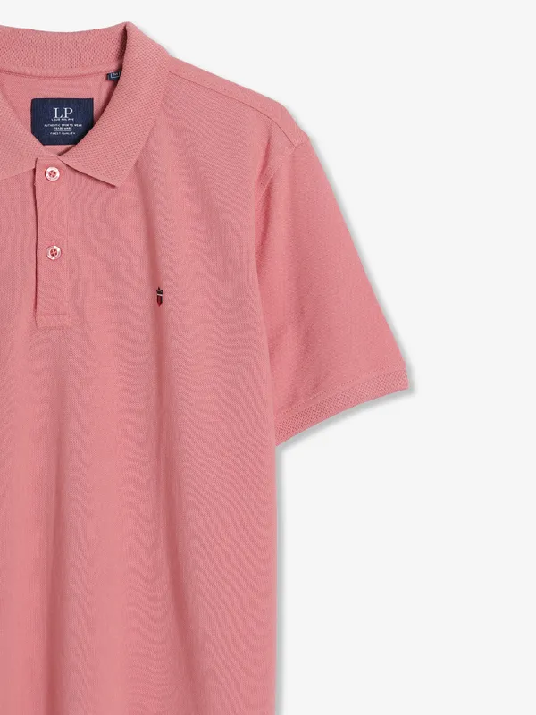 LP plain pink cotton t shirt
