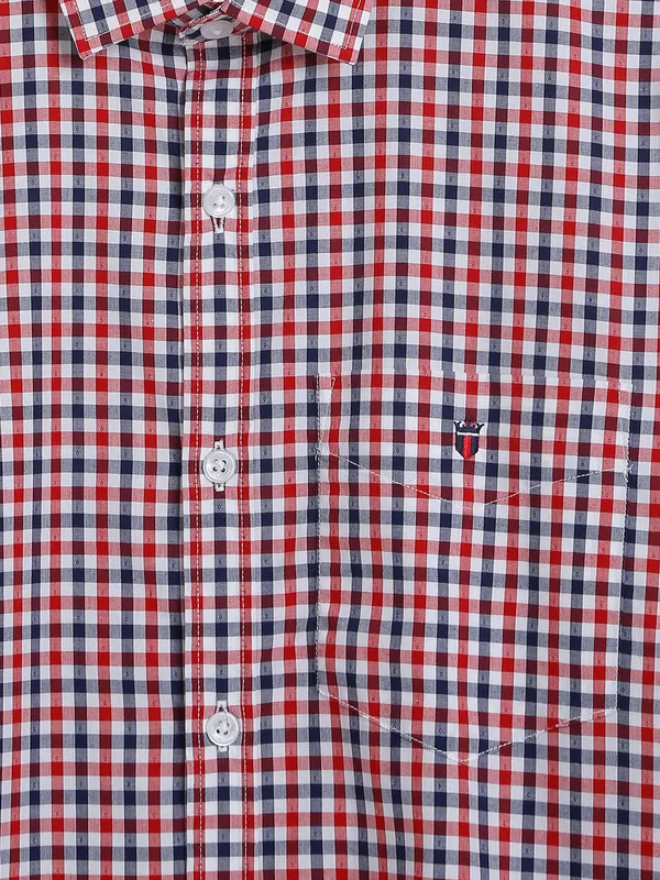 LP red and navy checks cotton shirt