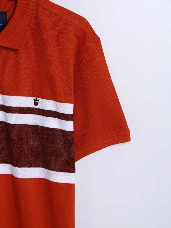 LP rust orange cotton t shirt
