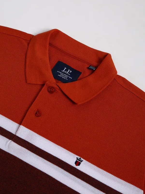 LP rust orange cotton t shirt