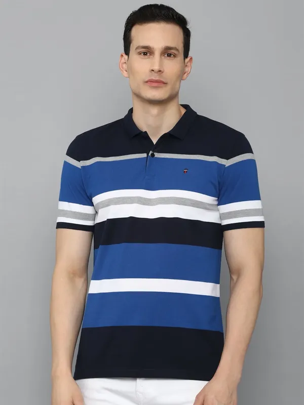 LP Sport color block cotton t shirt in black