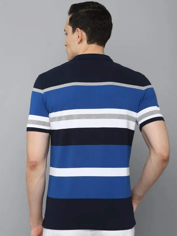 LP Sport color block cotton t shirt in black