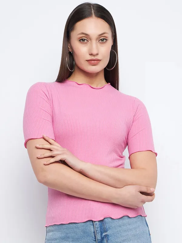 Madame pink plain top