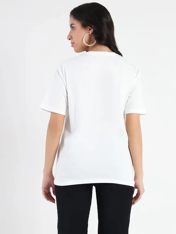 MADAME white brand name cotton t-shirt-G3-WTS5604 | United MADAME white brand name cotton t-shirt-G3-WTS5604 | United