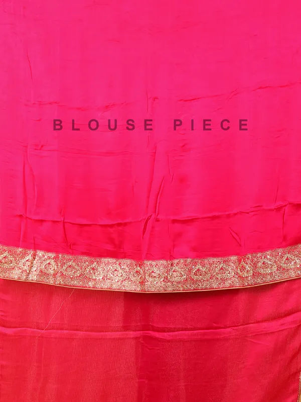 Magenta wedding wear saree for women
