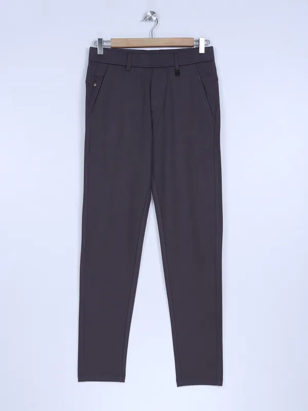 MAML charcoal grey track pant for men