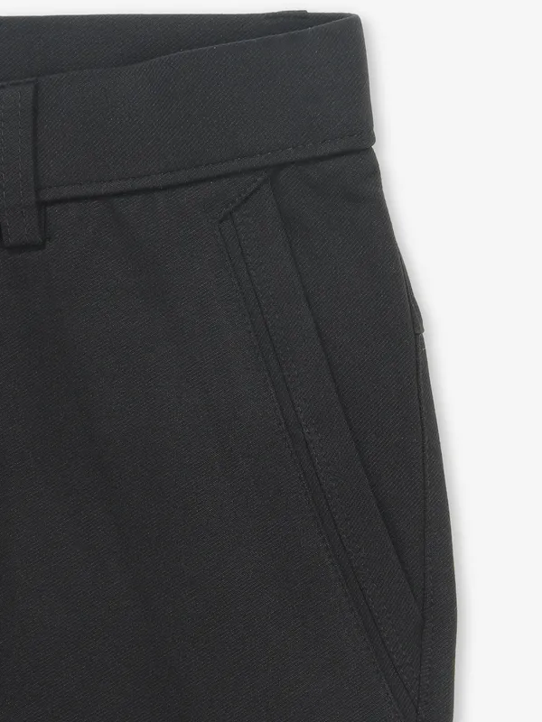 MAML cotton solid black track pant