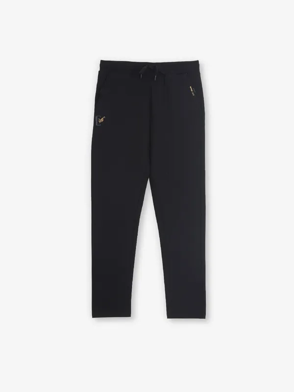 MAML solid black cotton trouser