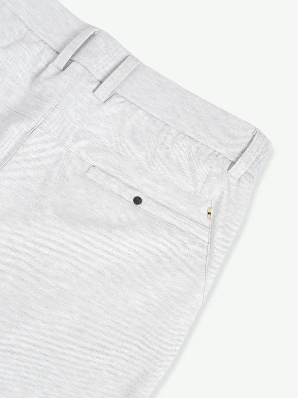 Maml white cotton track pant