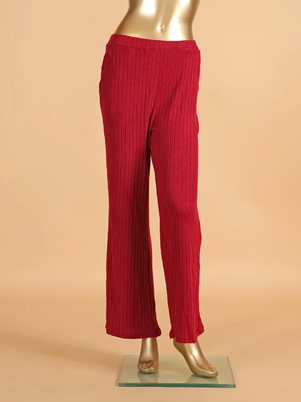 Maroon co ord set for women