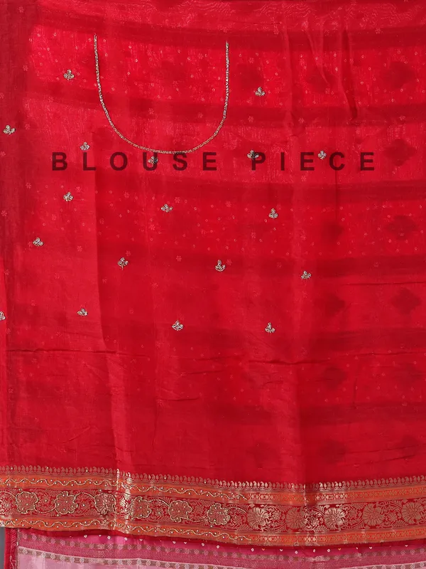 Maroon silk wedding wear saree with zari weaving