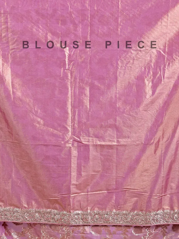 Mauve purple banarasi silk saree for weddings
