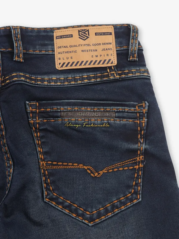 MD SWORD new navy washed  denim jeans