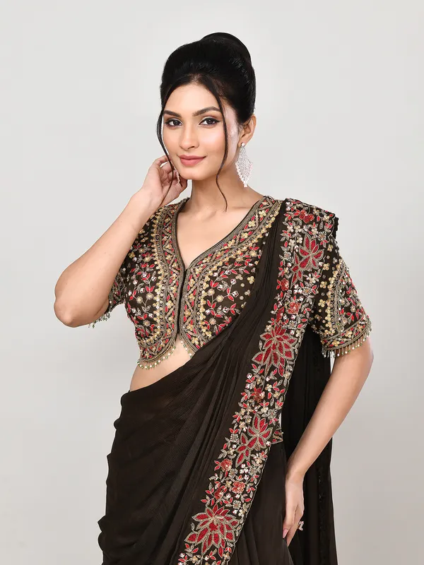 Mehndi green silk wedding wear lehenga choli