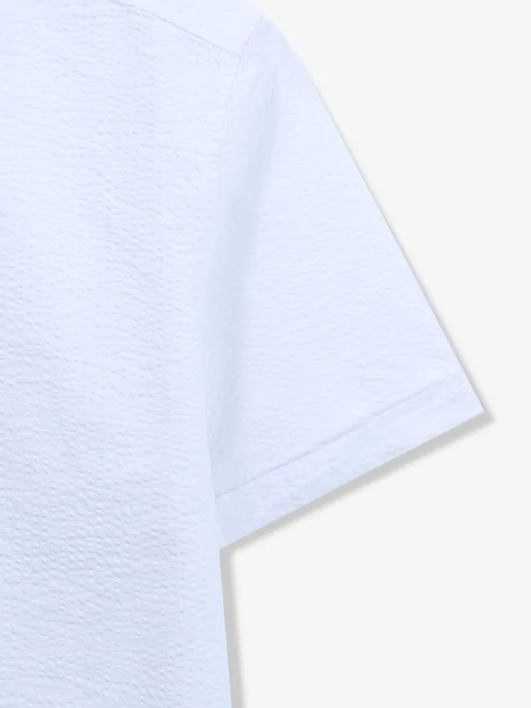 JACK&JONES white plain slim fit shirt
