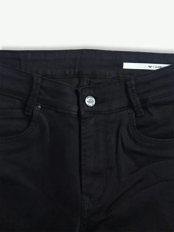 Mufti black super slim fit jeans