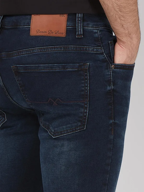 MUFTI black  washed straight fit jeans