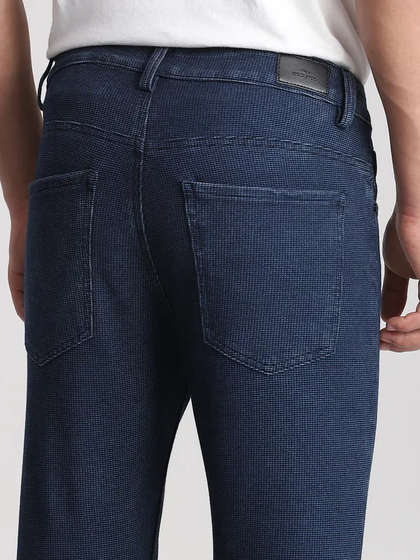 MUFTI blue ankle length denim jeans