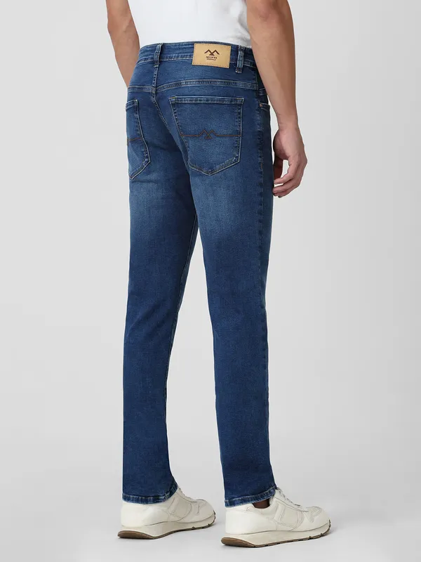 MUFTI denim slim fit blue jeans for men