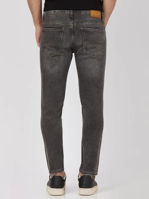 MUFTI grey ankle  fit washed jeans