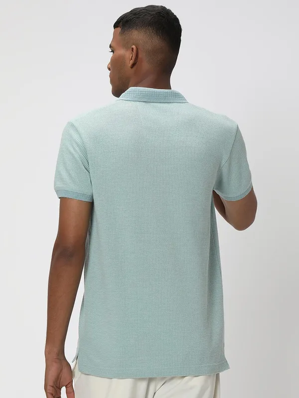 Mufti mint green polo t shirt
