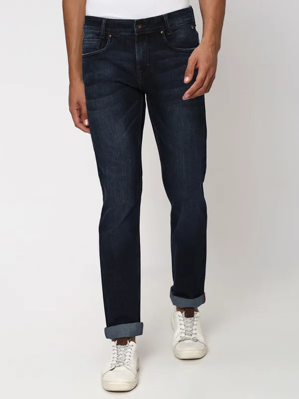 Mufti navy narrow fit jeans