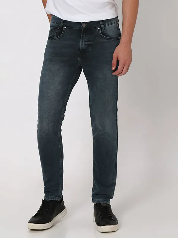 Mufti olive washed jeans