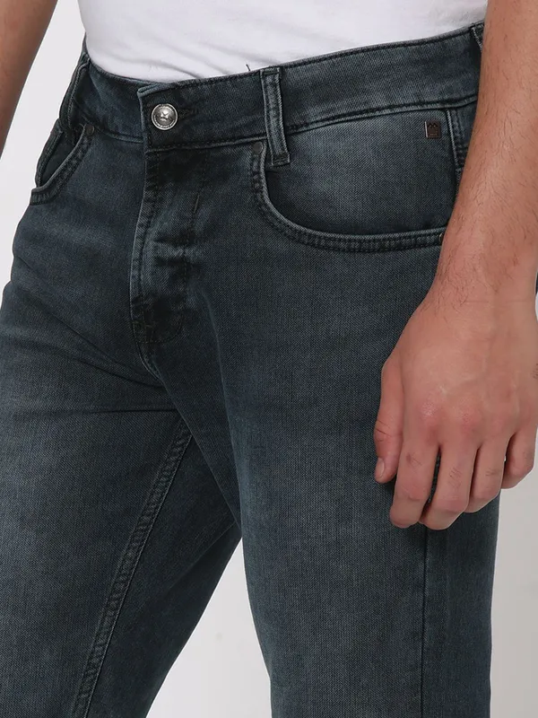 Mufti olive washed jeans