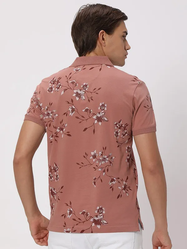 Mufti onion pink printed t shirt