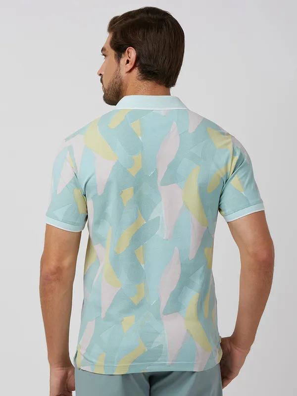 MUFTI printed slim fit cotton t-shirt for men