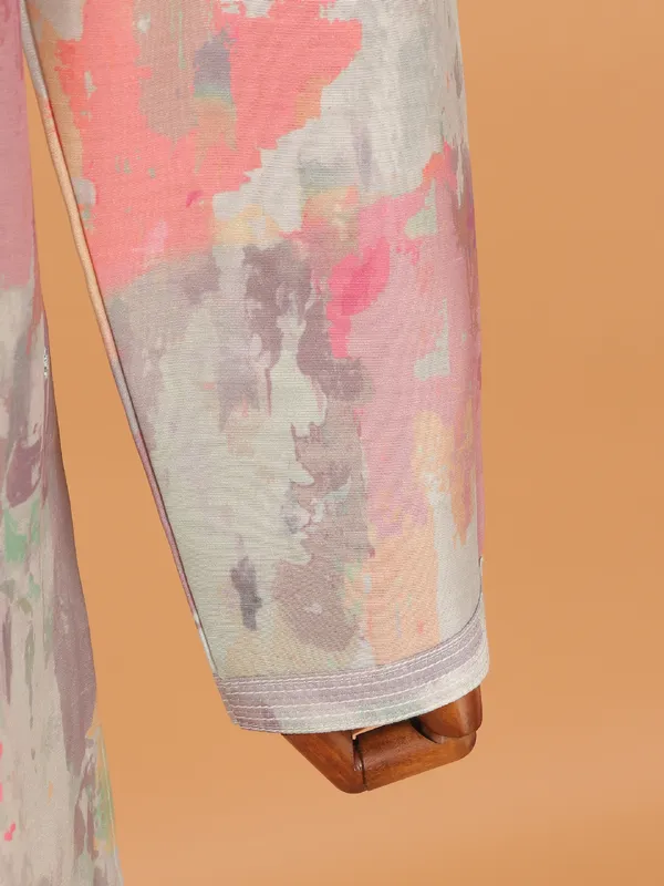 Multicolor festive cotton kurta set for men
