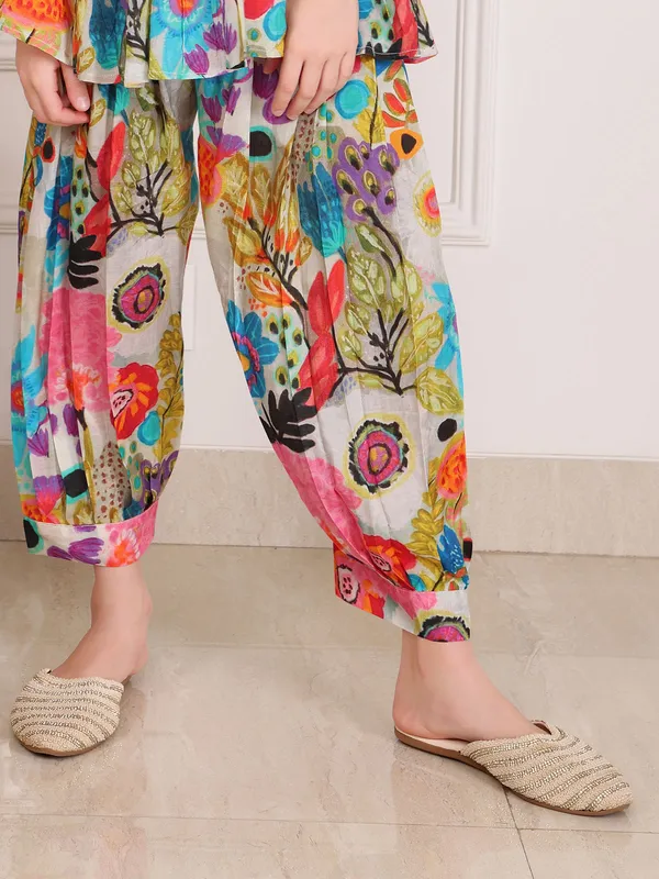 Multicolor salwar suit for girls