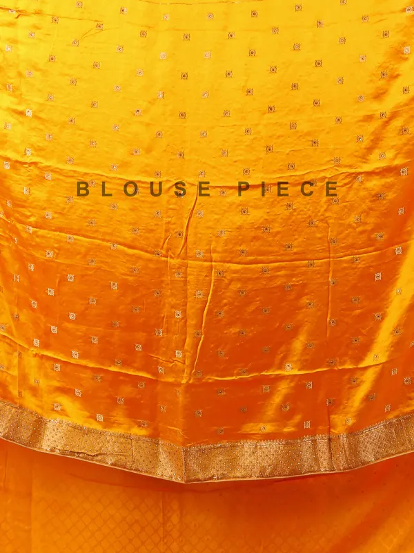 Mustard yellow modal silk wedding wear saree