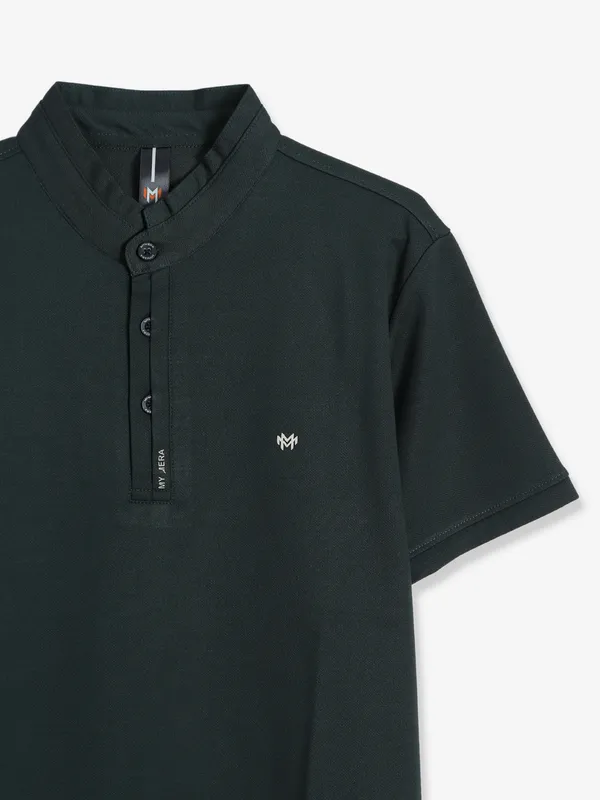Mymera cotton black t shirt