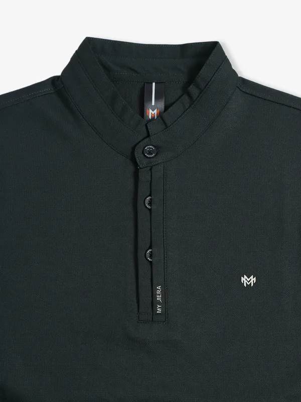 Mymera cotton black t shirt