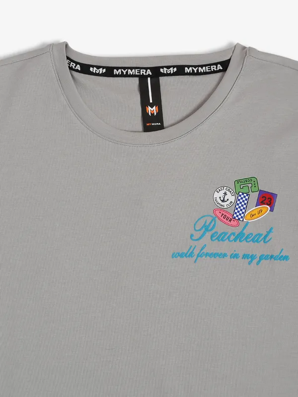 Mymera grey printed t shirt