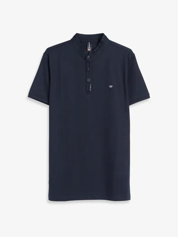 Mymera navy cotton t shirt