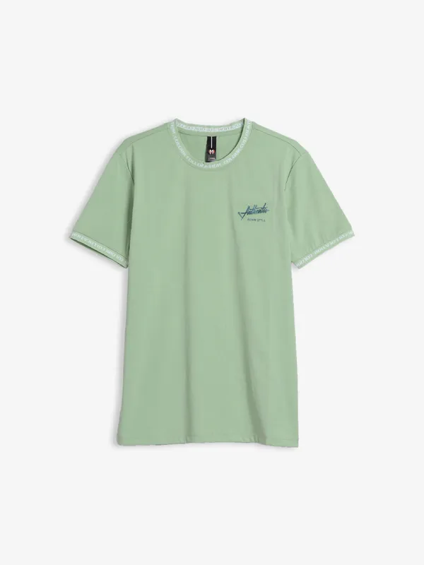 Mymera pista green cotton t shirt