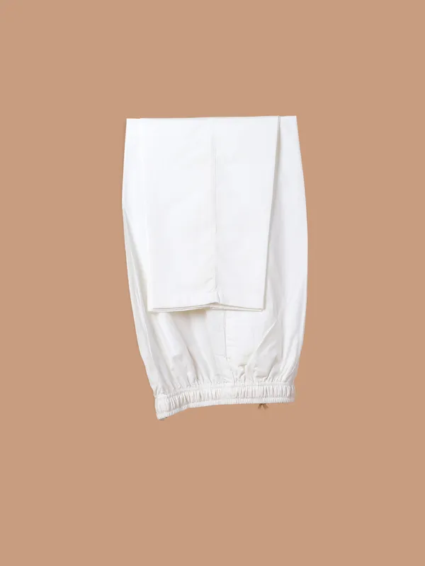 Navy cotton plain kurta suit