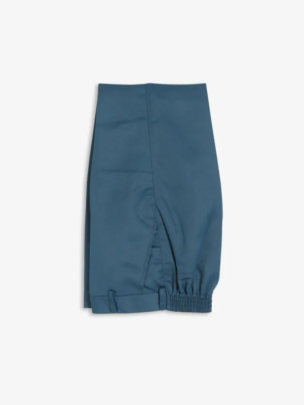 Navy textured jodhpuri suit