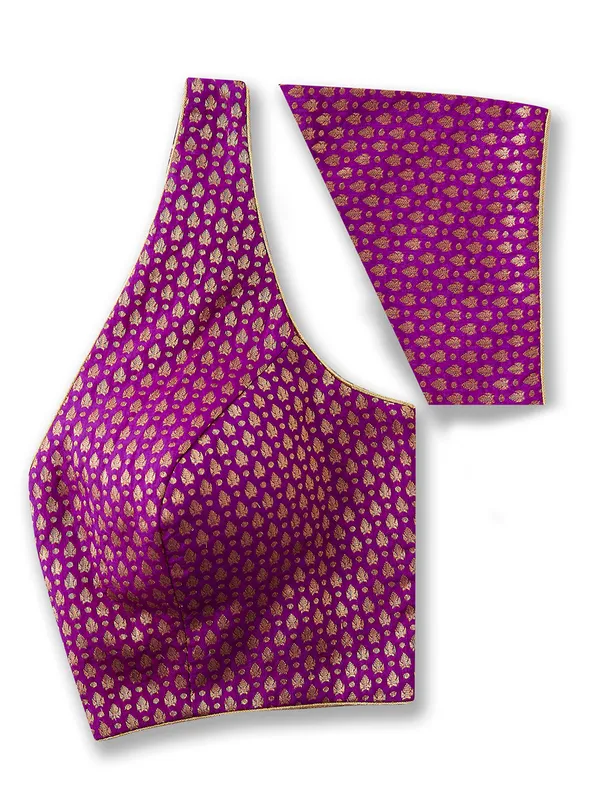 New arrived purple silk blouse for women