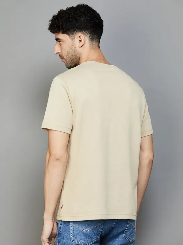 LEVIS beige cotton t-shirt