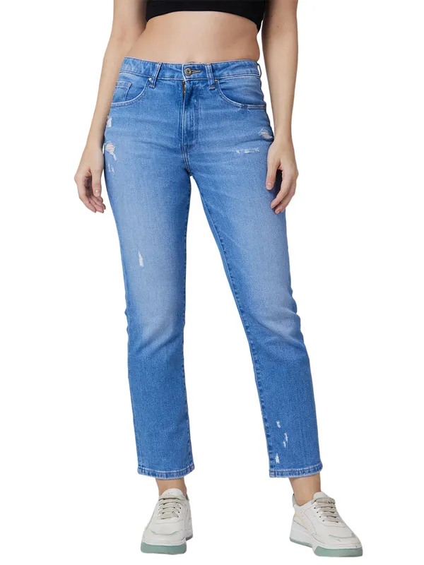 SPYKAR blue ripped jeans